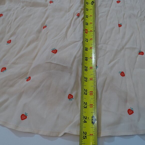 LC Lauren Conrad Button Up Tie Blouse Long Sleeve Strawberry Pink Women Size L - Picture 11 of 12